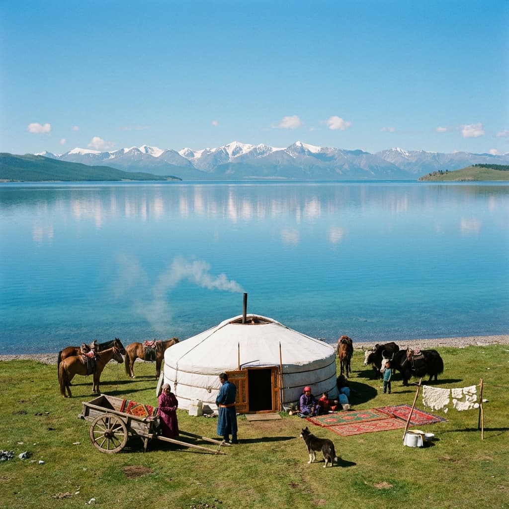 Dorjpalam's Lakeside Ger - Khovsgol